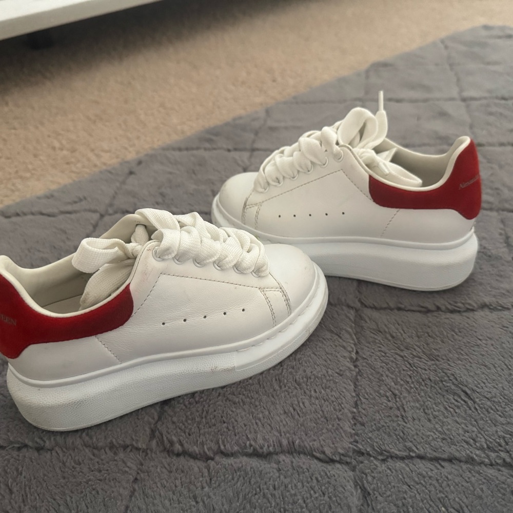 Alexander McQueen Kids Shoes in White and Red